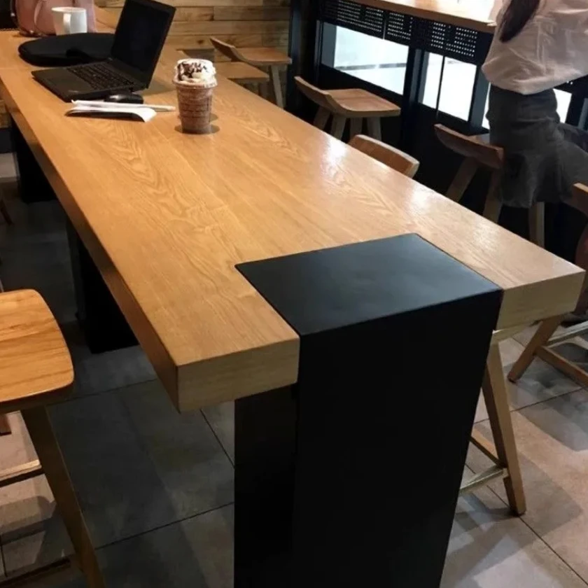 #Home Balcony Table, Commercial Bar, Milk Tea Shop, Bar Counter Table