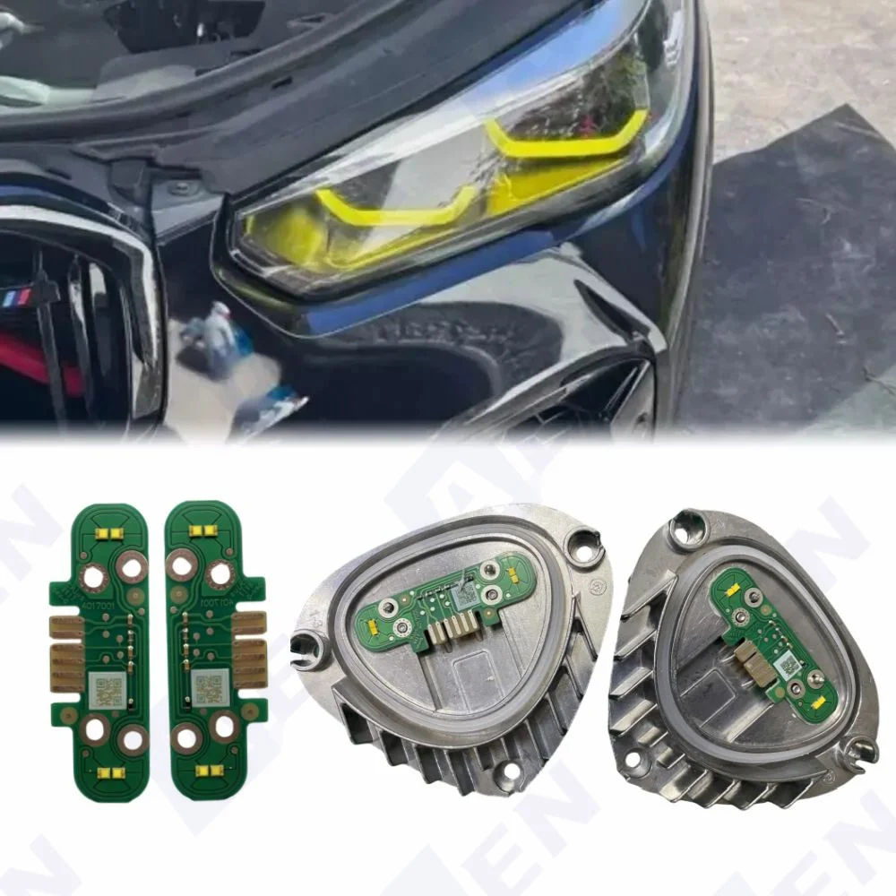 

Нелазерные светодиодные фары желтые светодиодные платы DRL для BMW X5 G05 X6 G06 2019- 202125 DX 40i M50iX Модуль дневного хода внедорожника Синий Красный