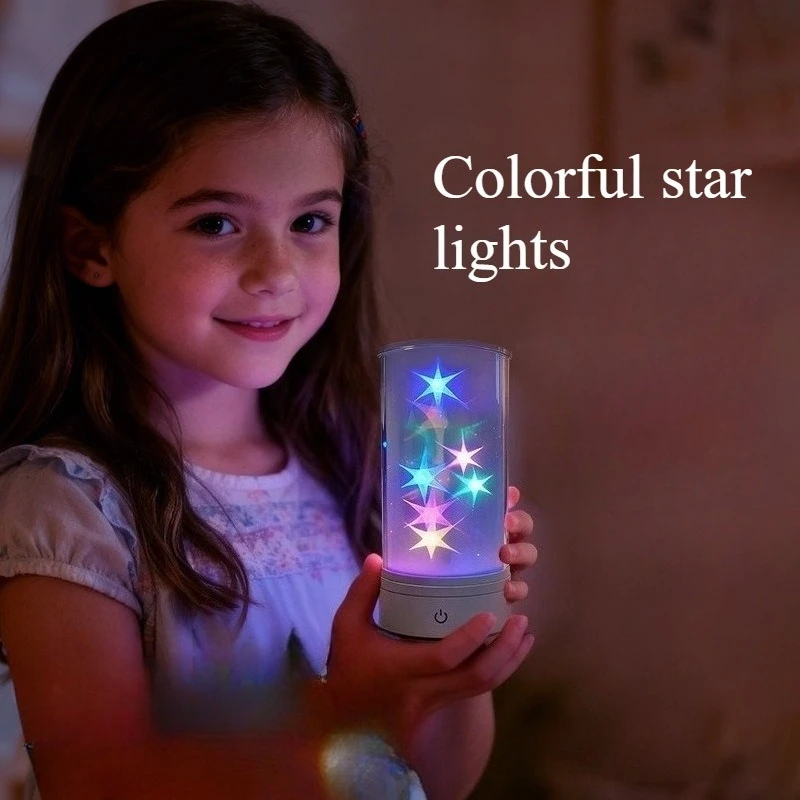 

Star Nightlight USB Charging Atmosphere Light Children's Creative Gift Bedroom Eye Protection Bedhead Decorative Desk Lamp