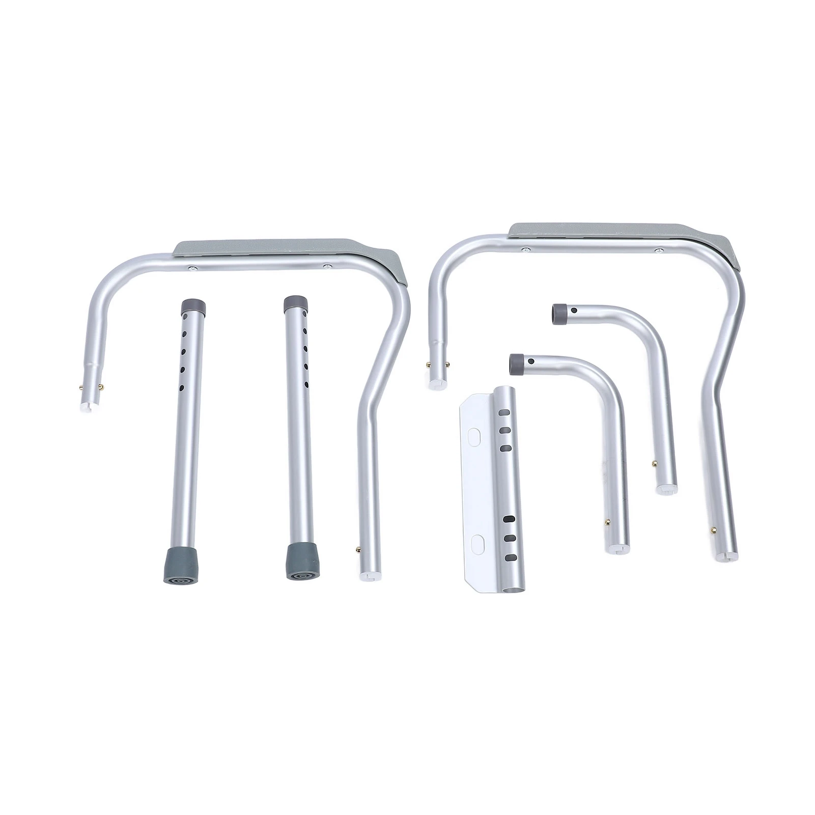 الحمام سبائك الألومنيوم المرحاض الدرابزين سلامة السكك الحديدية الإطار لكبار السن المعاقين النساء الحوامل 100 كجم/220lb تحمل #5