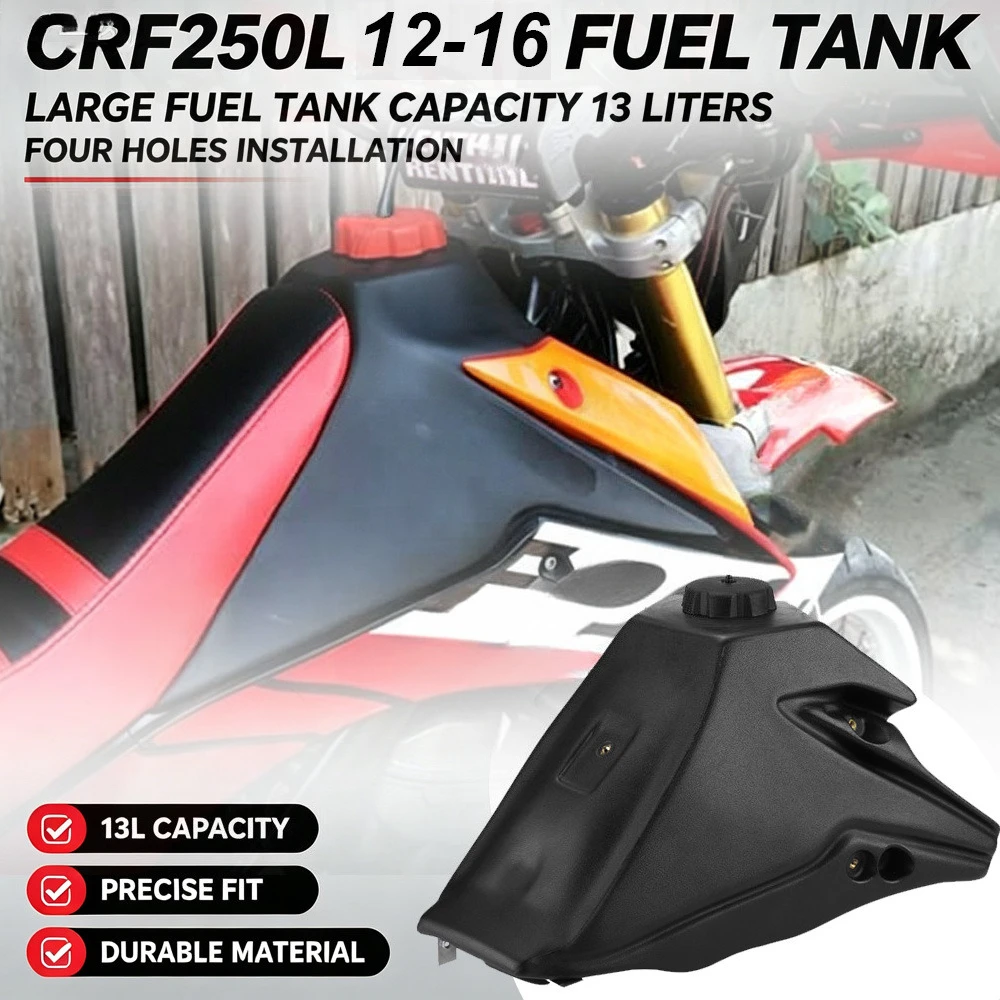 CRF 250L 12-16 Motorcross13L Large Capacity Fuel Tank For Honda CRF250L CRF 250 L 2012 2013 2014 2015 2016