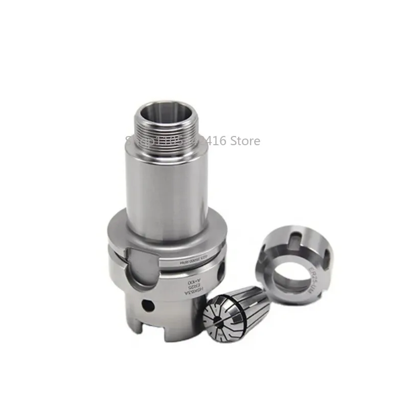 HSK63F CNC Tool Holder, ER20/ER32/ER40 Collet Chuck, G2.5 Balanced, 25000RPM High Speed Milling Holder