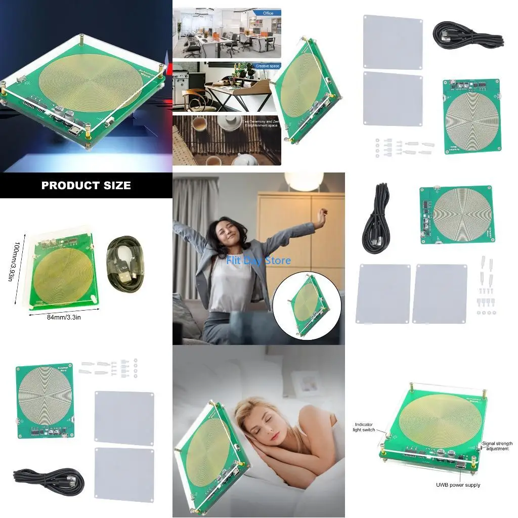 F92C Schumann waving Device 7.83Hz Earth Resonants Frequency Generator for Better Sleep & Relaxation in Bedrooms & Offices