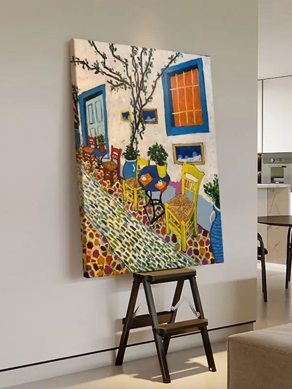 Entrance abstract still life pure hand-painted oil painting living room large ornament
