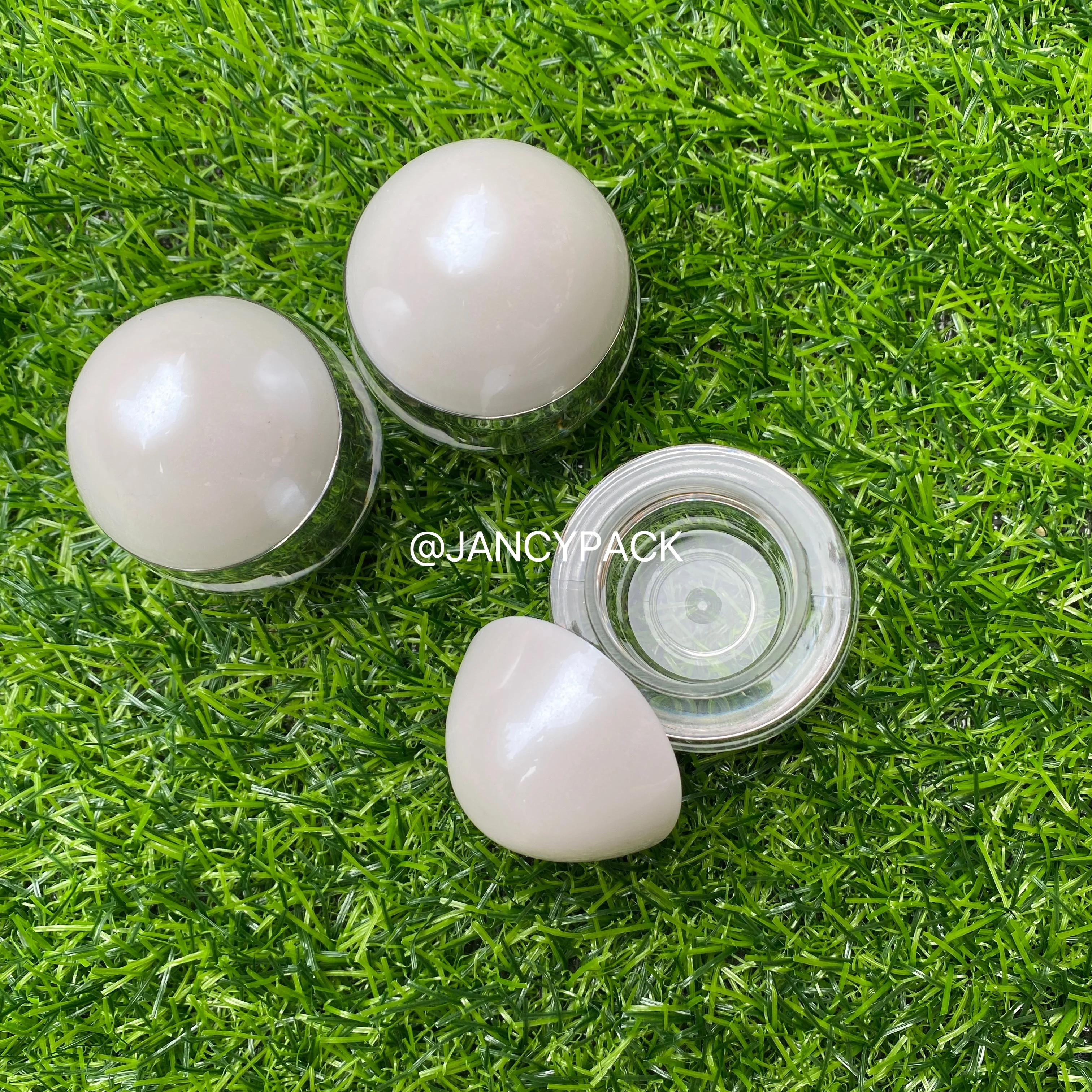 Cosmetic Face Cream Bottles Lip Balm Sample Container Jar Pot Cosmetic Makeup Jar Refillable Bottles  Lid Face Cream Container