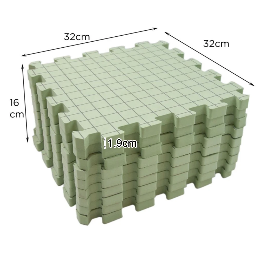 Knitting Blocking Foam Mats Extension Kit Thick Precise Blocking Board For T-Pins DIY Knitting Crochet Grandma Grid Flower Slice