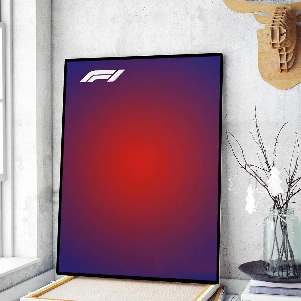 Moderne berühmte Rennwagen-Serie, Farbverlauf, minimalistisches Poster, Kunstdruck, Anime-Stil, Heimdekoration, ideales Geschenk, perfekte Raumdekoration – Detail 9