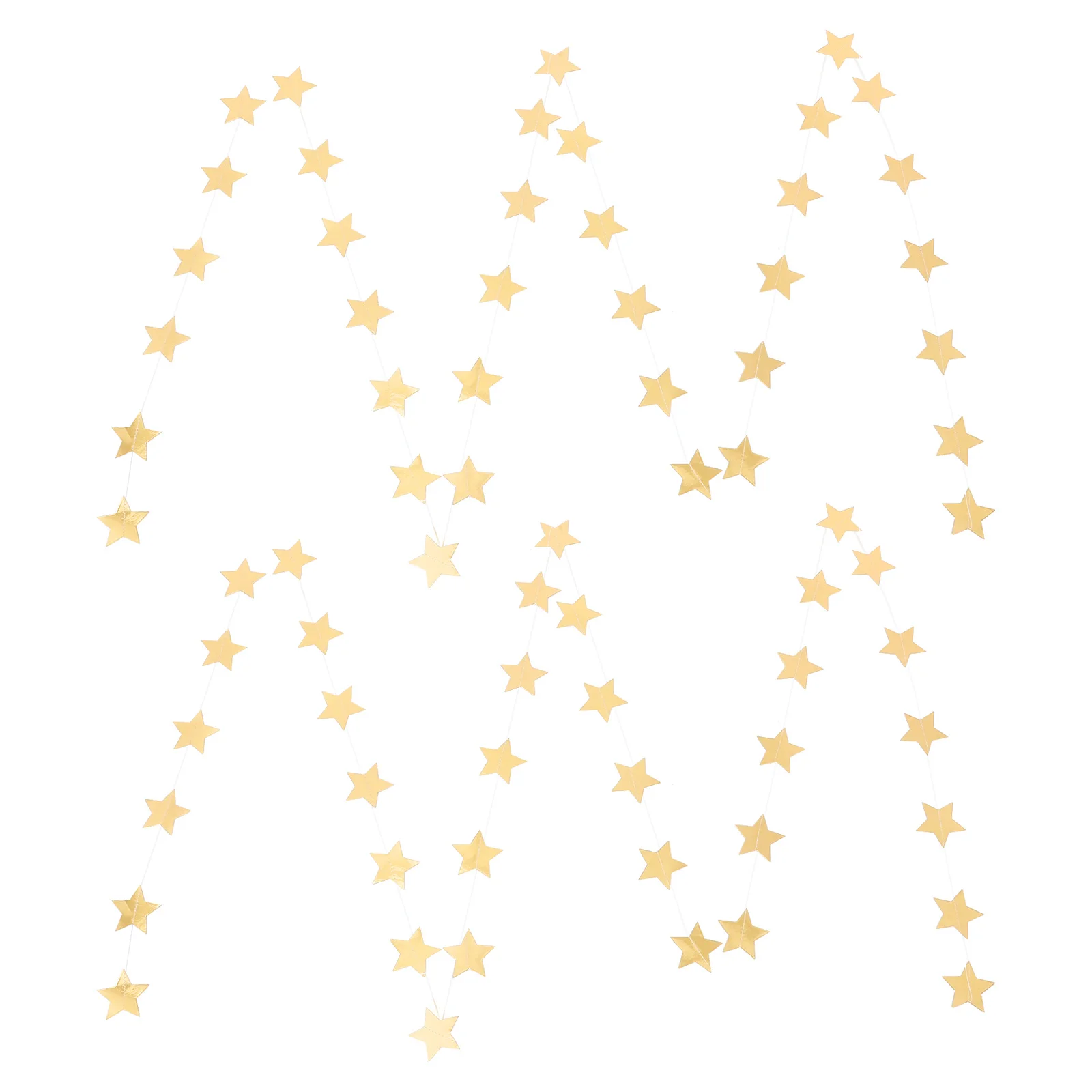 

Star Paper Garland Bright Hanging Banner Wedding Party Birthday Celebrations Festive Holiday Events Indoor Decor