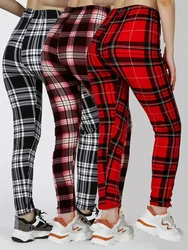 3-Pack Plus Size Camo Print Leggings for Women - High Stretch Polyester & Spandex Knit Fabric All-Season Activewear Yoga Pants