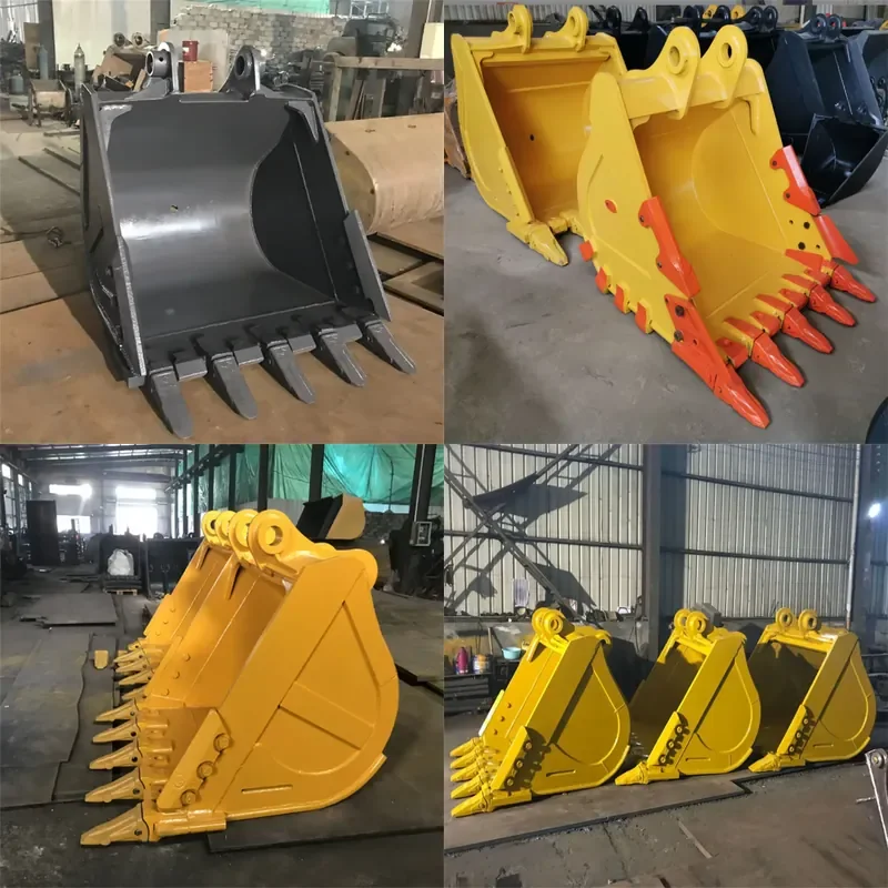 The manufacturer's excavator is equipped with a bucket, which runs smoothly, saves energy and is efficient, and is