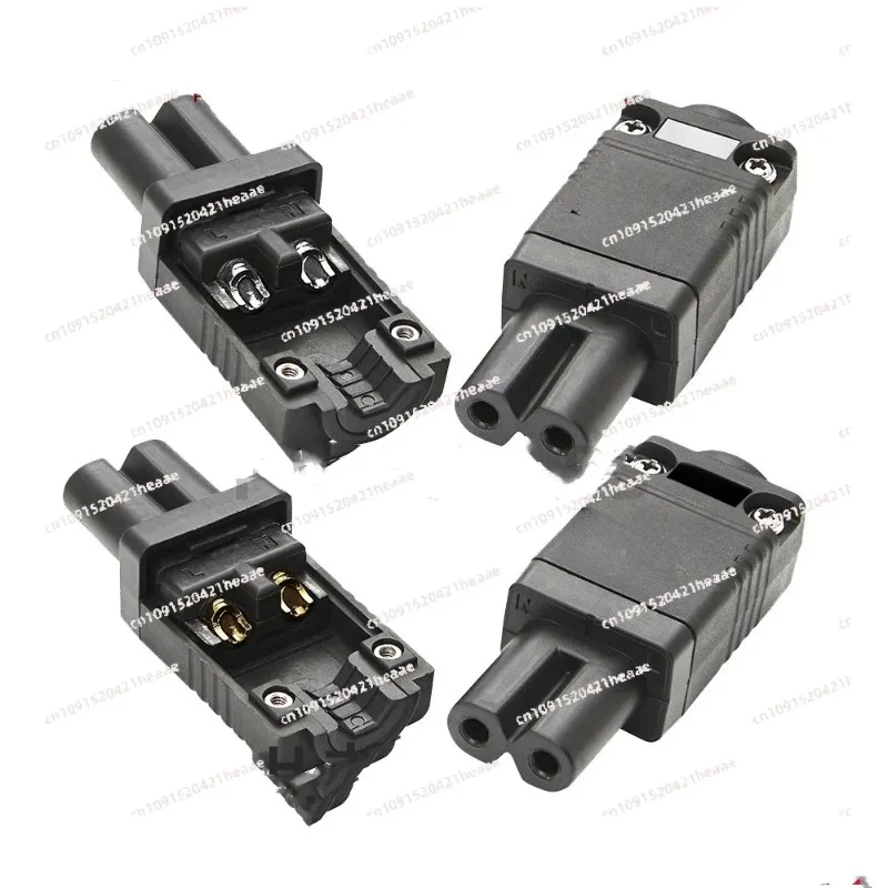 Suitable for Audio and Video Power Plug, 8-character Power Cord Plug