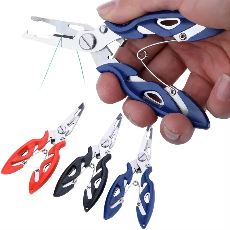 

Sougayilang Stainless Steel Fishing Pliers Scissors Line Cutter Fishing Tackle