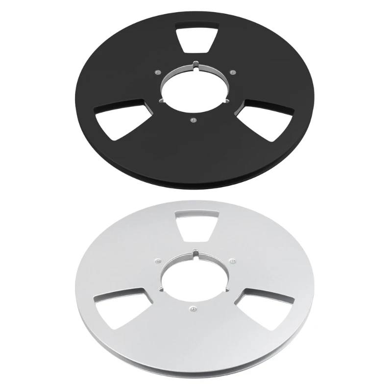 

10inch 3 Holes Aluminum Empty Reel Takeup Reel for Reel to Reel Tape Recording 601F