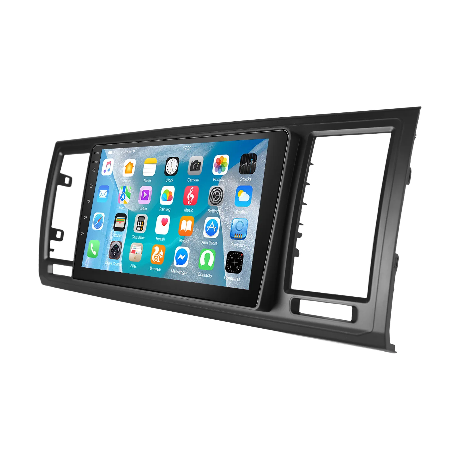 ESSGOO 9-Zoll 64GB Android 15 Kabelloses CarPlay Autoradio für VW T6 Transporter Multivan GPS-Navigation WLAN BT RDS SWC Mirror Link