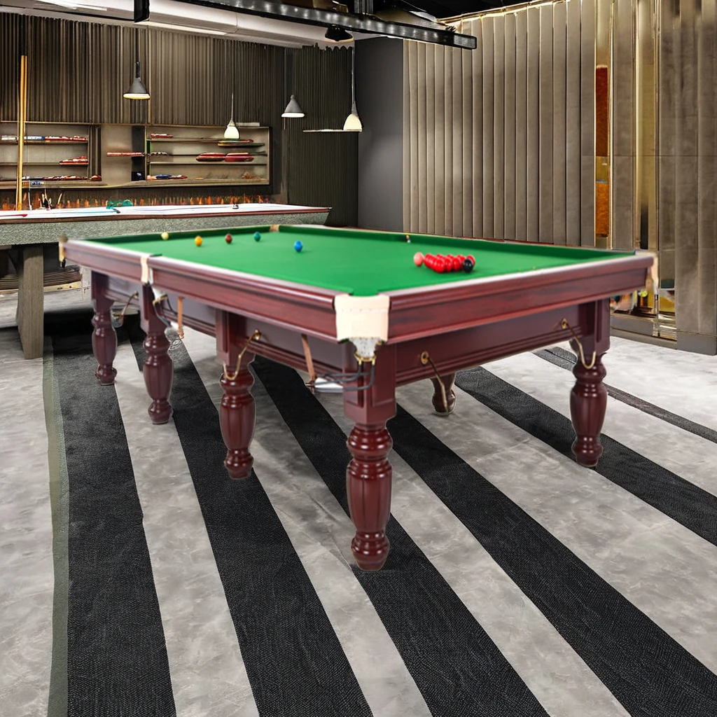 Professional Factory 4.5cm Thickness British Pool Table Set Snooker Pool Table Premium Entertainment Billiard Tablepromote sales