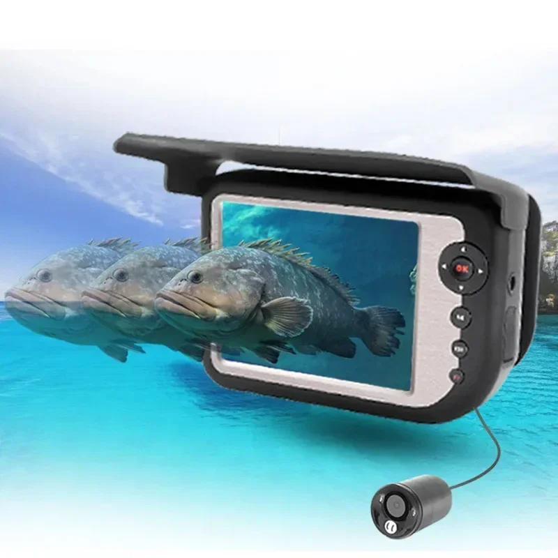 Best quality easy to use underwater video  5 inch ice fishing camera for Ice Lake Sea Boat Kayak Fishing