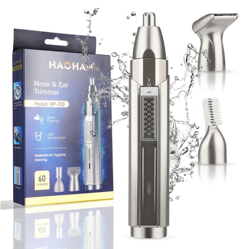 M2ee 3-in-1 wiederauf ladbarer Nasen schneider Barts ch neider für Männer Ohr Augenbrauen Nasen haars ch neider für Nasen ohr Haaren tfernungs maschine