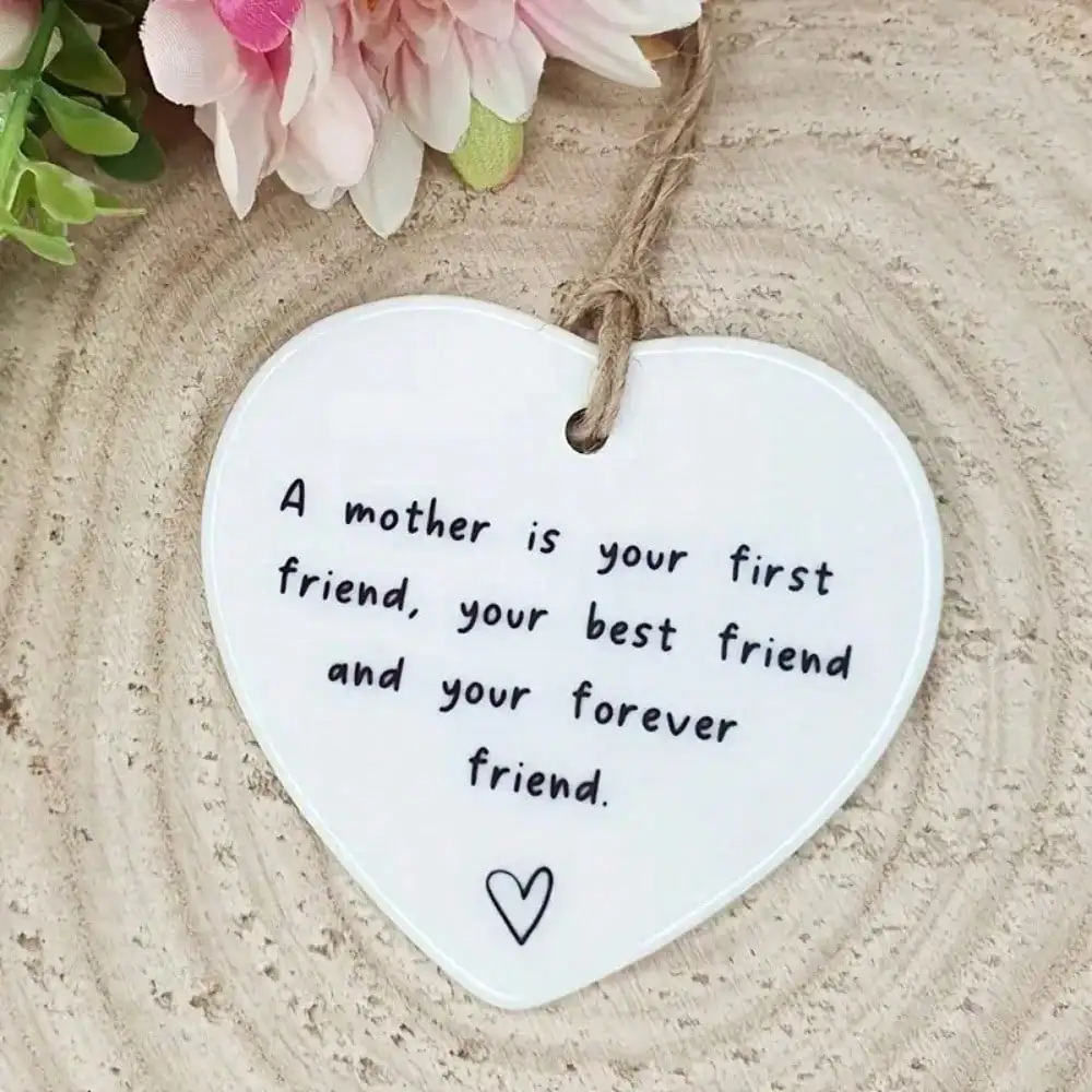 1pc Acrylic Pendant Decor, Mother Is Your Friend First | Gift For Mom | Best Friend | Forever Friend | Souvenir | Birthday Gift