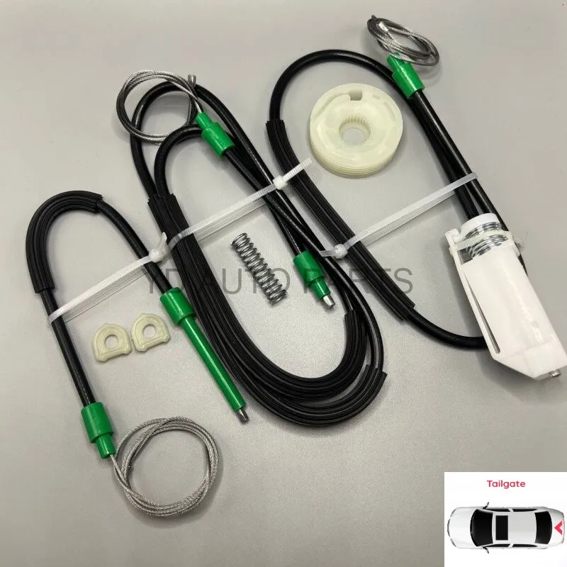 

Window Regulator Repair Kit Clips Set Rear Tailgate Door for Land Rover Freelander MK1 1996-2006 CVH101150