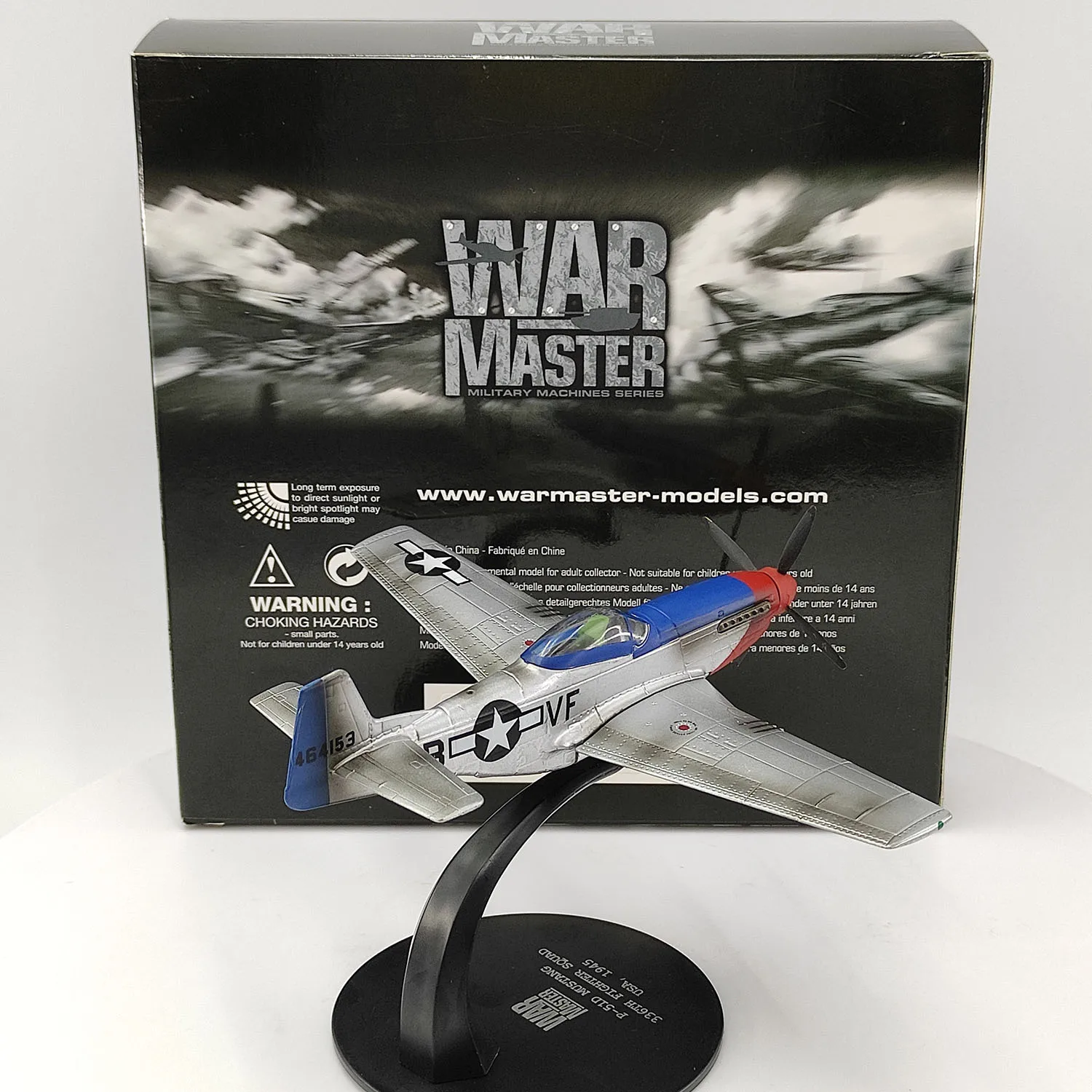 

Литой под давлением WARMASTER масштаб 1:72 P-51D MUSTANG США 1945 года, модель самолета из сплава, Коллекционная игрушка, подарок, сувенир, украшение для дисплея