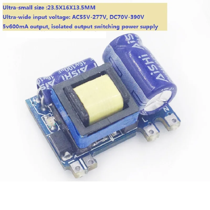 3 PCS Precision 5V600mA(3W), isolated switching power module /ACDC buck module, 220V to 5V