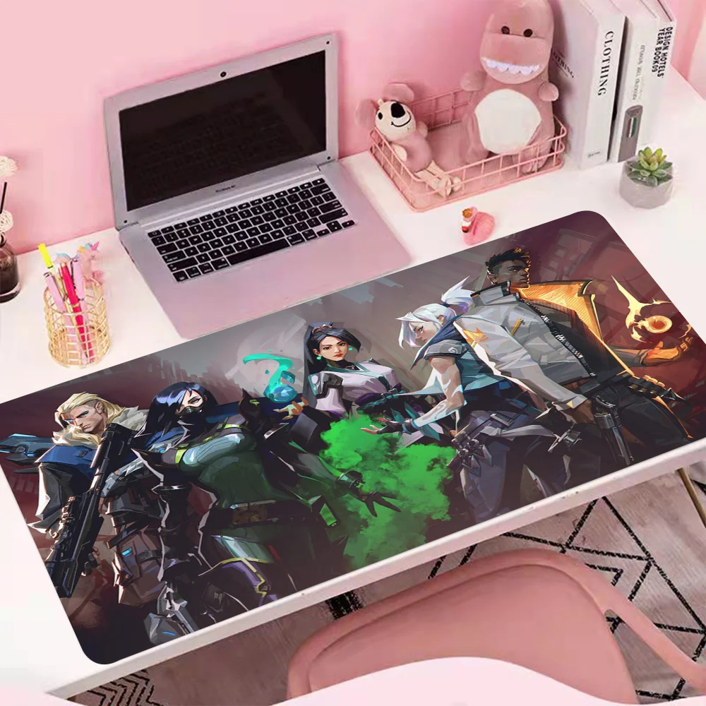 

Popular FPS Fashion Shooting Game Valorant Mouse Pad Computer Office Mouse Pad HD Gaming MousePad Waterproof wireless Mouse Mat