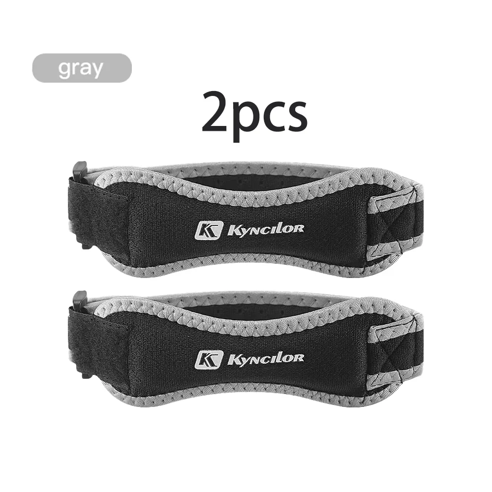 2 Stück Kniescheibenband, verstellbarer Silikon-Kniegelenkriemen, Sport-Kniebandage zum Schutz beim Laufen, Radfahren und im Fitnessstudio. – Detail 7