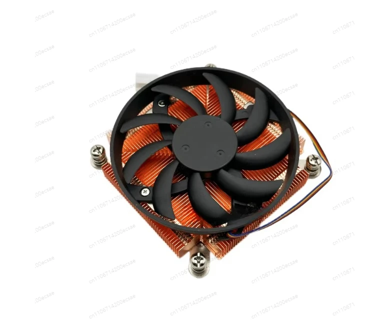 Multi-Platform Pure Copper CPU Heat Sink – Ultra-Thin Silent Cooler with High Airflow Ball Bearing Fan for 115X/1200/1700