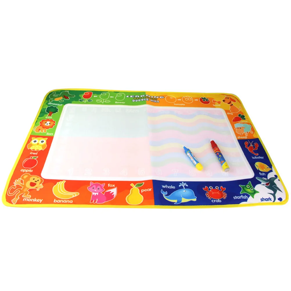 1Set Children Doodle Mat Ecofriendly Nonpolluting Portable Drawing Pad Educational Writing Mat for Toddlers Fun Interactive