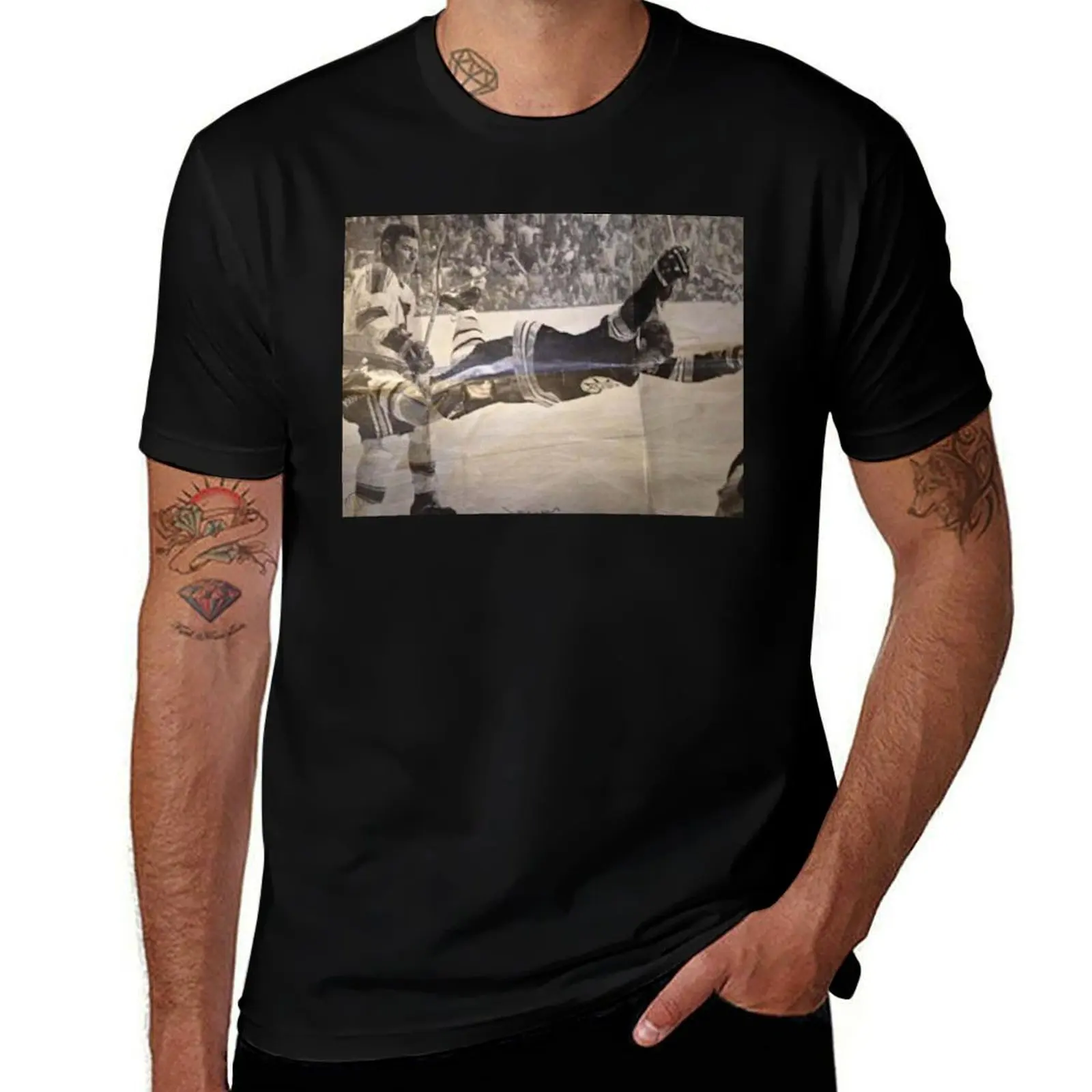 Vintage Bobby Orr T-Shirt Holiday Vacation Tee Shirt T-Shirt