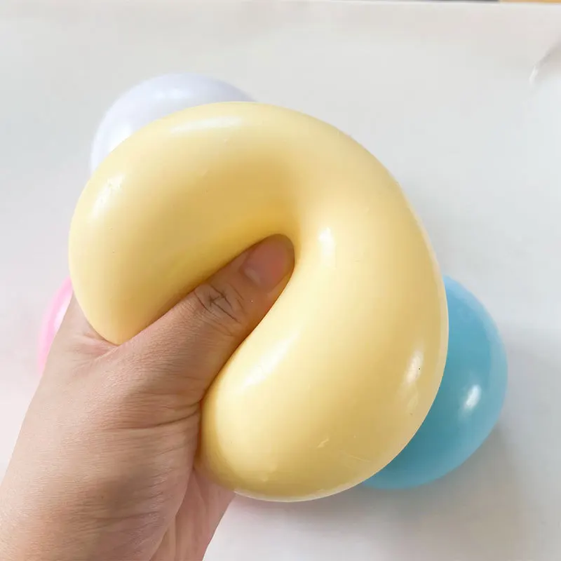Stress Relief Squishy Ball Soft Anti-Anxiety Sensory Fidget Toy Durable Antistress Squeeze Toy Deformable Slow Rising Ball