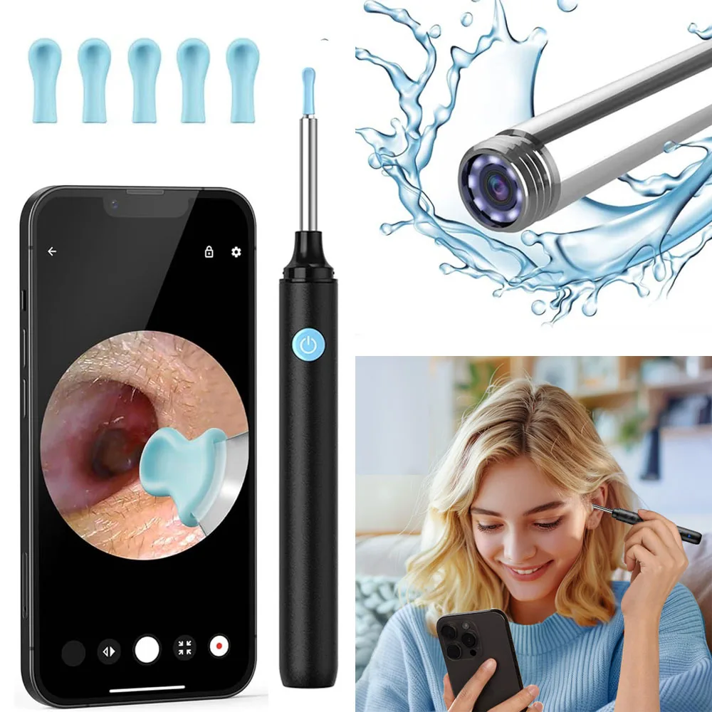 

Smart Visual Ear Sticks Otoscope Endoscope Wax Removal Tool Earpick Mini Camera Health Care Ear Cleaner