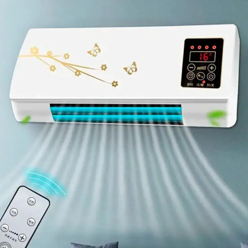 Portable Air Conditioner Cold And Heat Air Conditioning Unit With Timer Easy Control Wall Mounted Ultrasonic Atomization