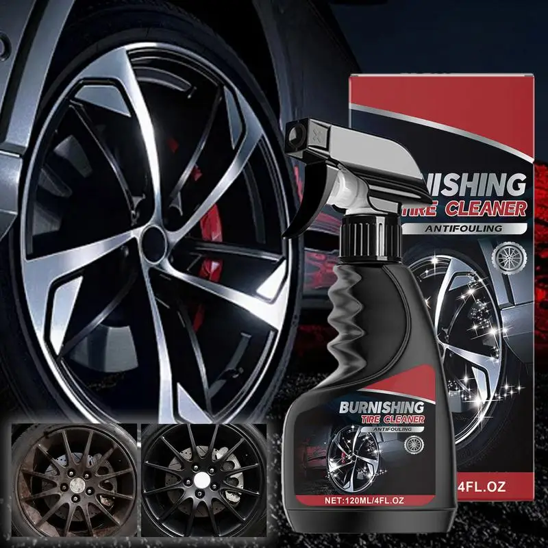 

Car Tire Shine Coating 120ml Tire Cleaner Coating Spraying Efficient Automobile Wheel Cleaner For Long Lasting Tyre High Gloss