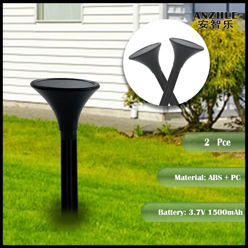 Solar Powered Outdoor LED Garden Lights with an IP65 Waterproof Rating Suitable for Lighting Gardens Courtyards and Terraces