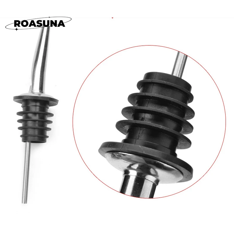 الفولاذ المقاوم للصدأ ويسكي الخمور النفط زجاجة نبيذ المدفق غطاء صنبور سدادة الفم موزع نادل أدوات مطبخ بار الملحقات