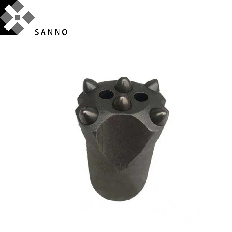 

6 Teeth And 7 Teeth Taper Button Bits, Mining Drill Bits For Rock Drilling And Mining 32mm -50mm Hard Spherical Cemented