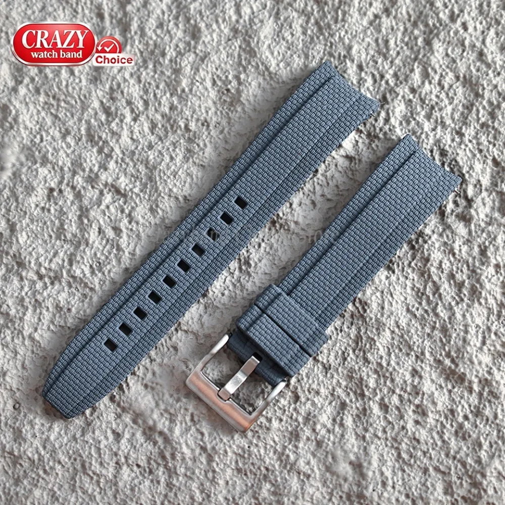 FKM Gummi-Uhrenarmband 20mm 21mm 22mm Universelles Bogenendband für Seiko für Rolex Armband Schnellverschluss Sport Wasserdichtes Armband – Detail 8