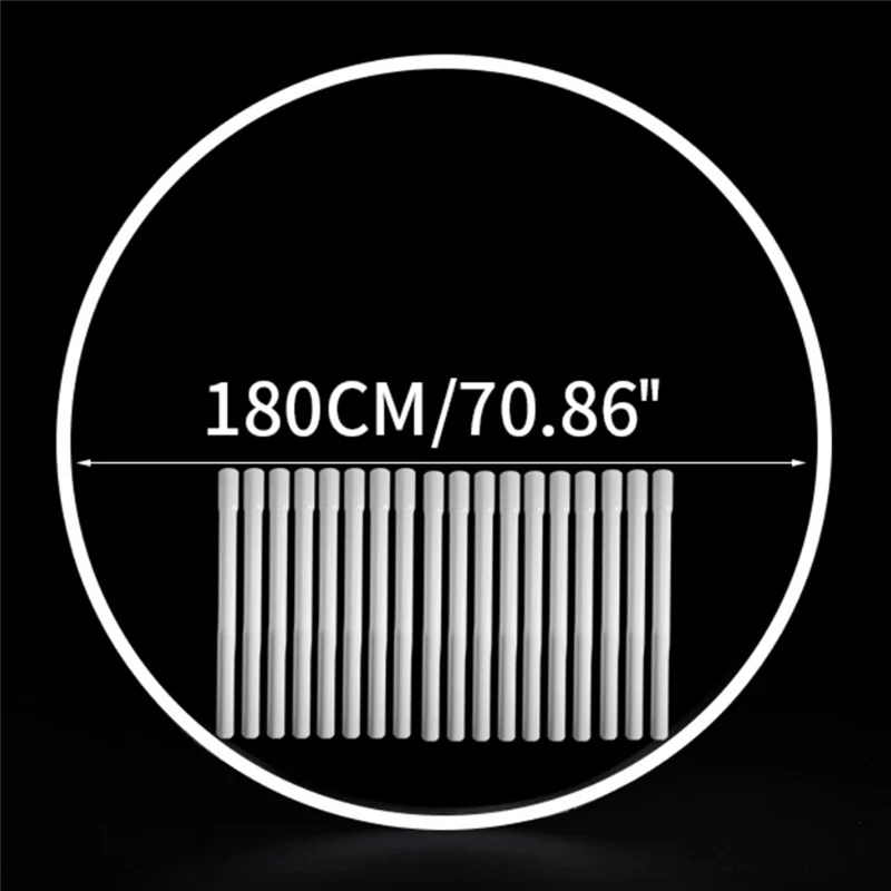 A59E-Ring Balloon Arch, DIY Wreath Frame, Background Holder, Circle Balloon Stand, Wedding, Birthday Party Decor Easy To Use ,15