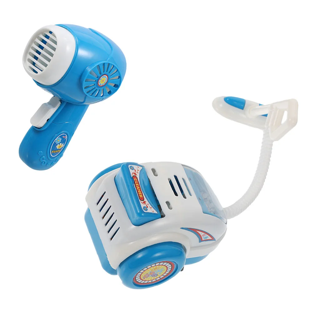 Cleaner Plaything Hair Dryer Simulated Small Appliances Toys Vacuum Funny Plastic Kid Child