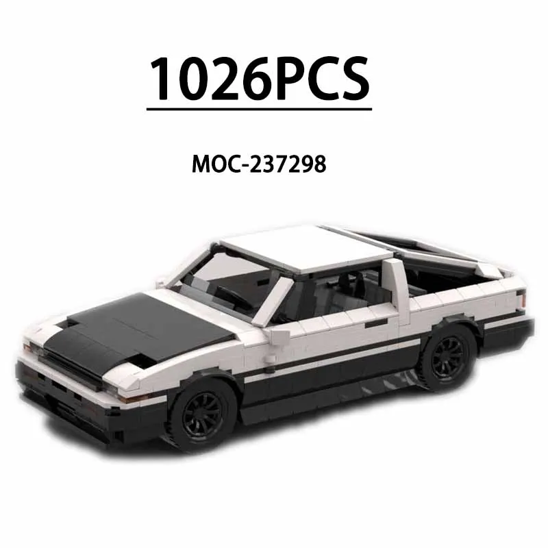 

MOC-237298 AE86 Racing Car Building Block Toy Set with 1,026 Pieces, Children's Birthday Gift, Boys' Christmas Gift