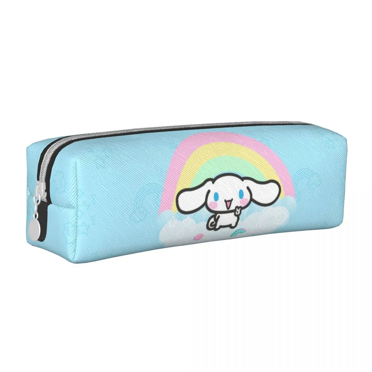 Cinnamoroll Sanrio Rianbow Pencil Case New Pen Box Bag Girls Boys Big Capacity School Supplies Gift Pencil Box