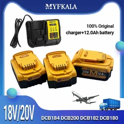 Nuovo 100% originale 12000mAh 20V per batteria per elettroutensili Dewalt DCB206 20V 18.0Ah batteria DCB206 20V batteria DCB205 DCB200