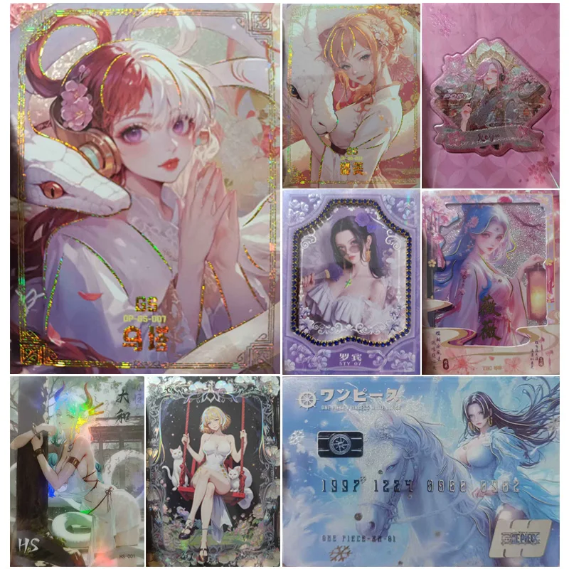 

Аниме One Piece Boa Hancock Yamato Perona Nami Nico Robin Uta Коллекционные карты Рождественские подарки на день рождения Детские игрушки