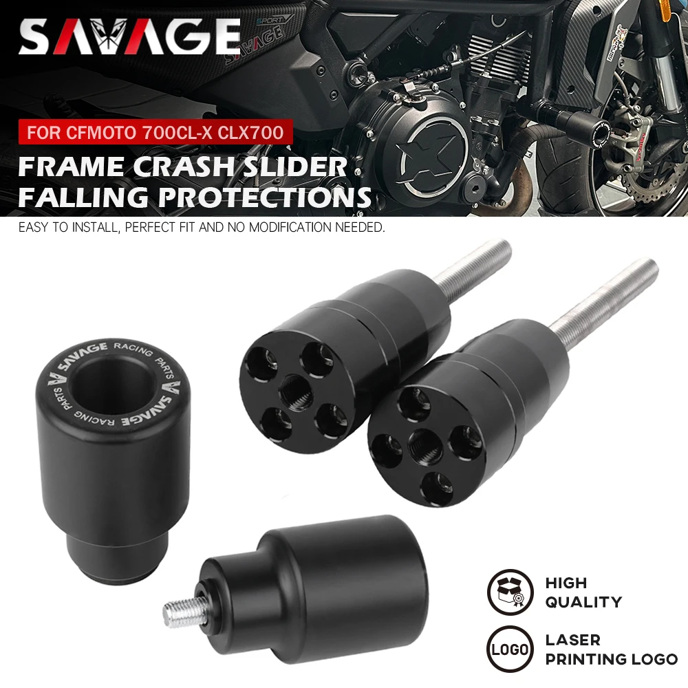 

Motorcycle Frame Slider Crash Protector For CFMOTO 700CL-X Sport Heritage Adventure 700CLX Falling Protection Engine Crash Pad
