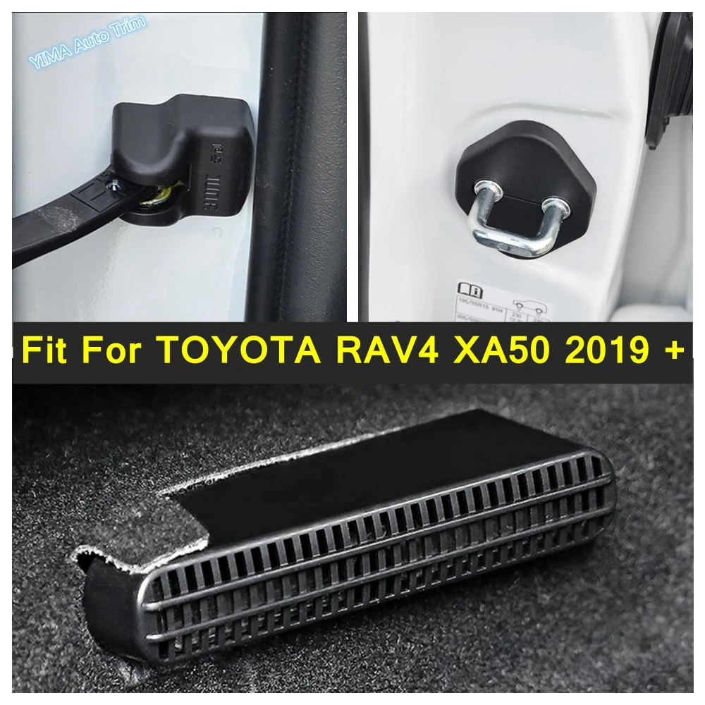 

For TOYOTA RAV4 RAV 4 XA50 2019 - 2024 Auto Door Stop Rust Waterproof / Seat Under Air Condition Vent Net Protector Cover Trim