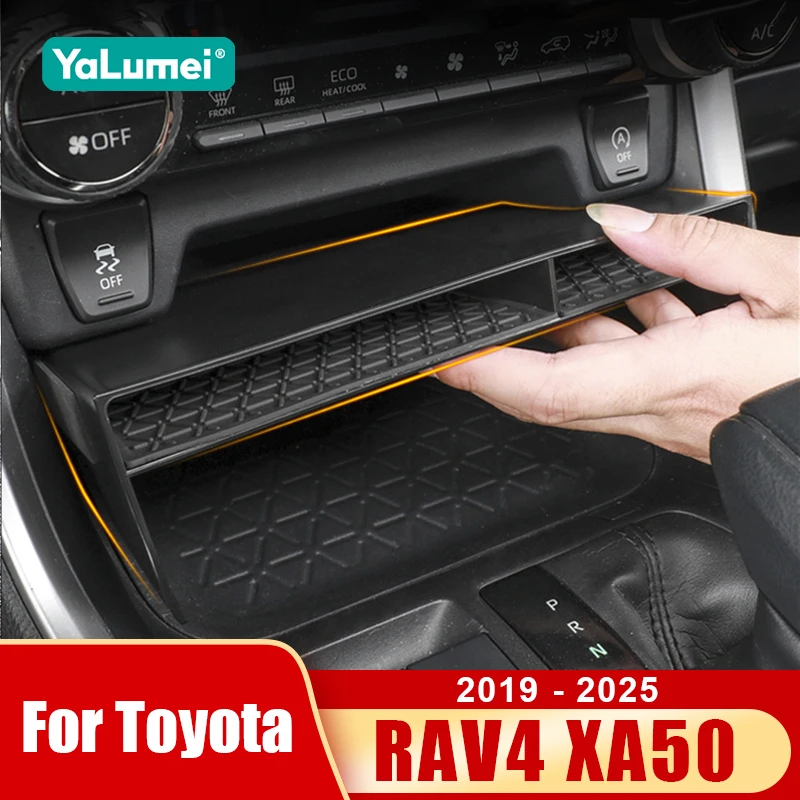 Für Toyota RAV4 XA50 2019 2020 2021 2022 2023 2024 2025 Hybrid Auto Mittelkonsole Aufbewahrungsbox Halter Organisationszubehör