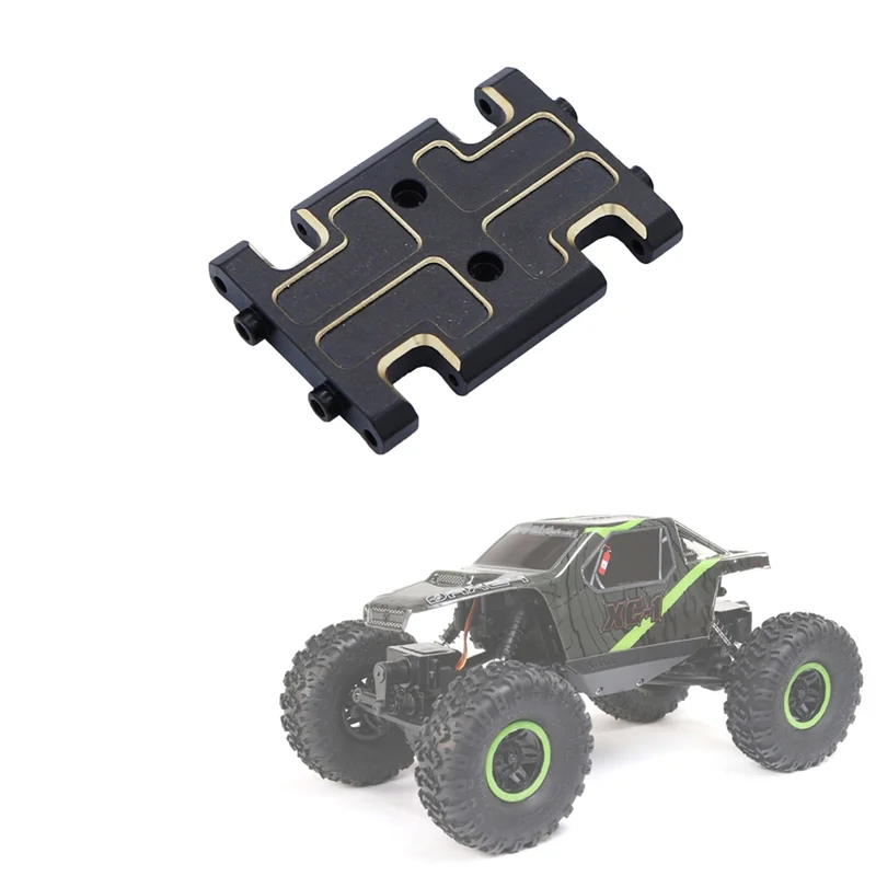 A63T-1 ชิ้นทองเหลืองแชสซีแผ่นกันลื่นเกียร์อะไหล่อุปกรณ์เสริมสำหรับแกน AX24 1/24 RC Crawler รถอะไหล่อัพเกรดอุปกรณ์เสริม