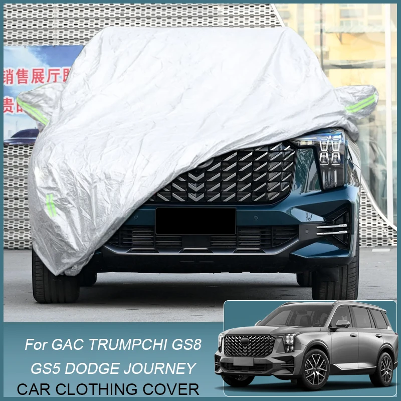 

Full Car Cover Rain Frost Snow Dust Waterproof Protect Anti UV Cover AccessoriesFor DODGE JOURNEY GAC TRUMPCHI GS5 GS8 2021-2025