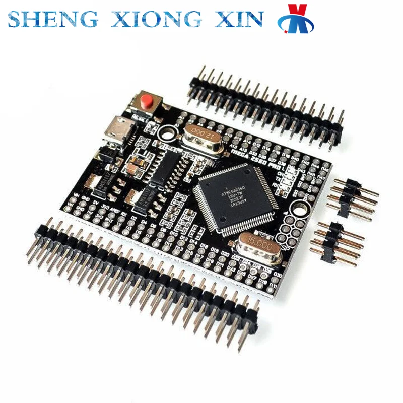 

1pcs Mega2560 Pro ATmega2560-16AU USB CH340G Intelligent Electronic Development Board